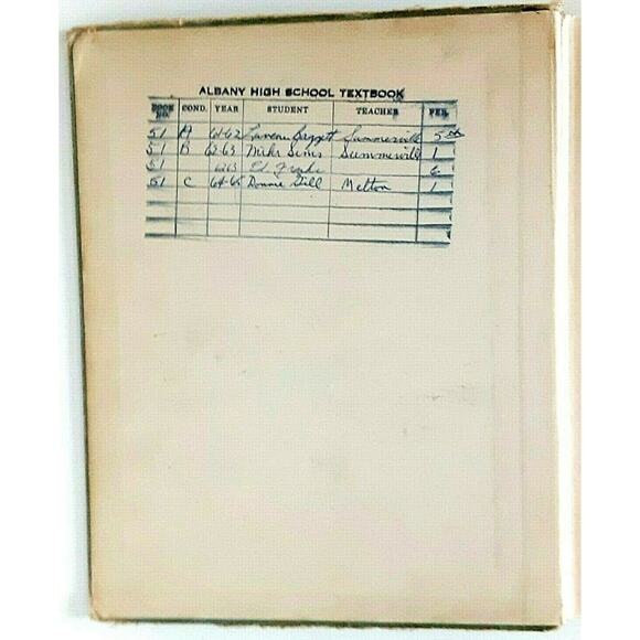 Your Biology 1958 Textbook Vintage Science Diagrams Albany GA High School RARE - Picture 4 of 12